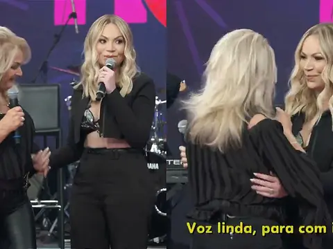 Imagem da notícia: Solange Almeida encontrou Bonnie Tyler na TV e cantou hit em versão de forró